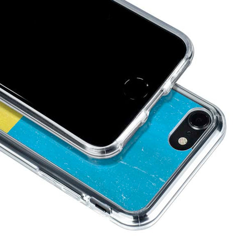 Ukraine Flag Distressed iPhone SE (2nd & 3rd Gen) Clear Case
